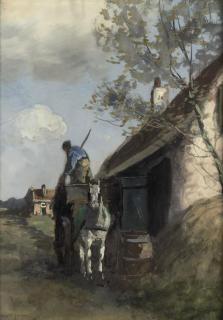 Willem George Frederik Jansen - Unloading the cart