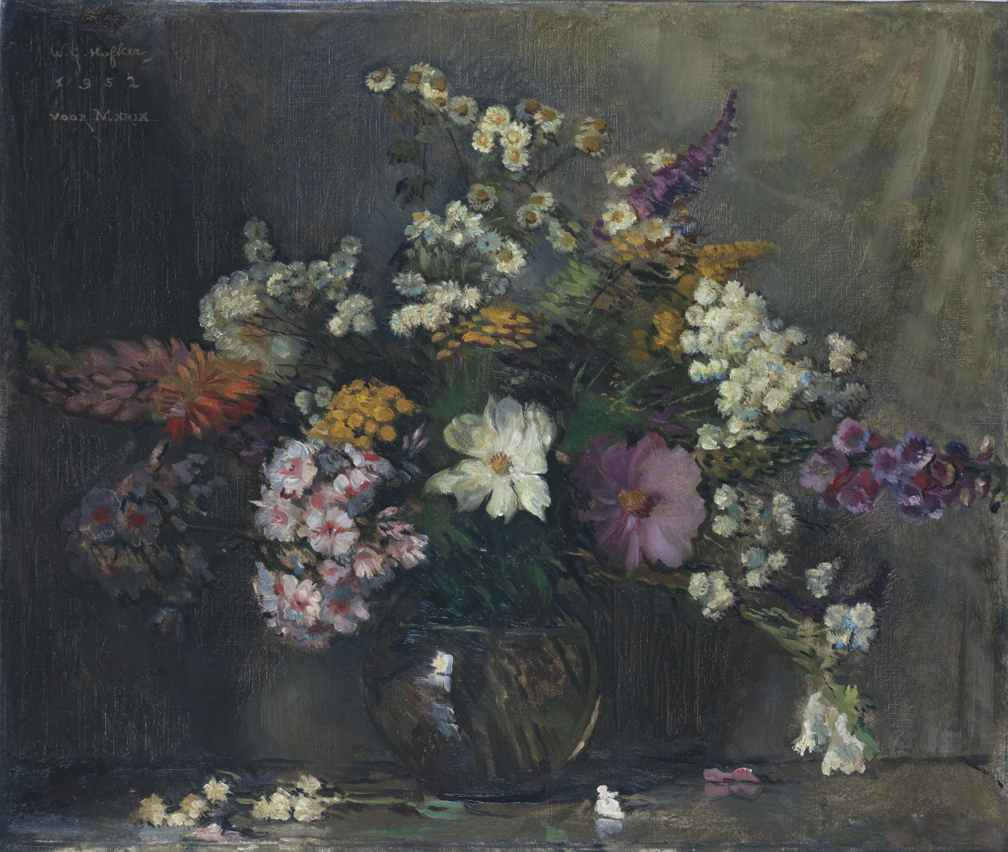 Willem Gerard Hofker - Flower Still Life