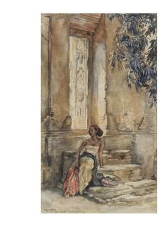 Willem Gerard Hofker - In The Puri Ubud, The Ubud Palace 