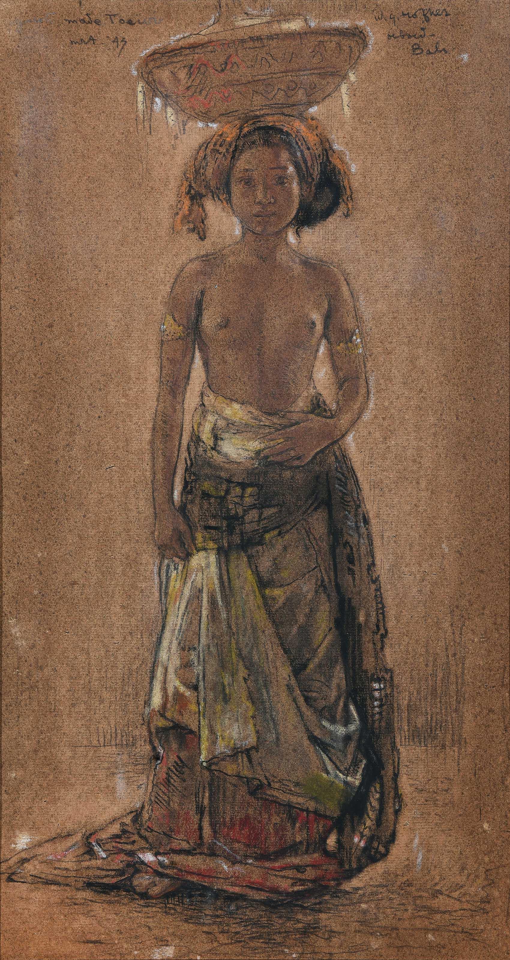 Willem Gerard Hofker - Portrait of Made Toei