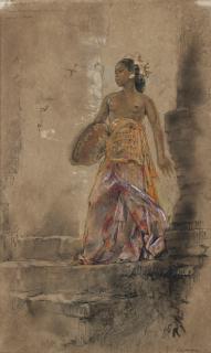 Willem Gerard Hofker - Woman With A Basket