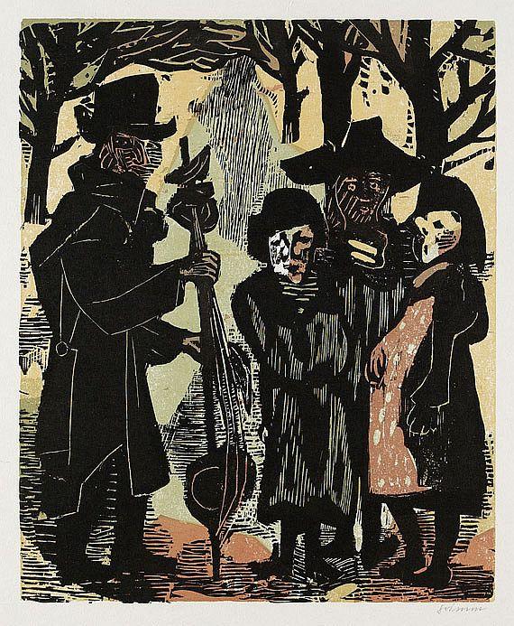 Willem Grimm - 2 Bll.: Rummelpottszenen