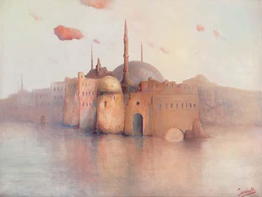 Willem Imandt - Mosk at dusk