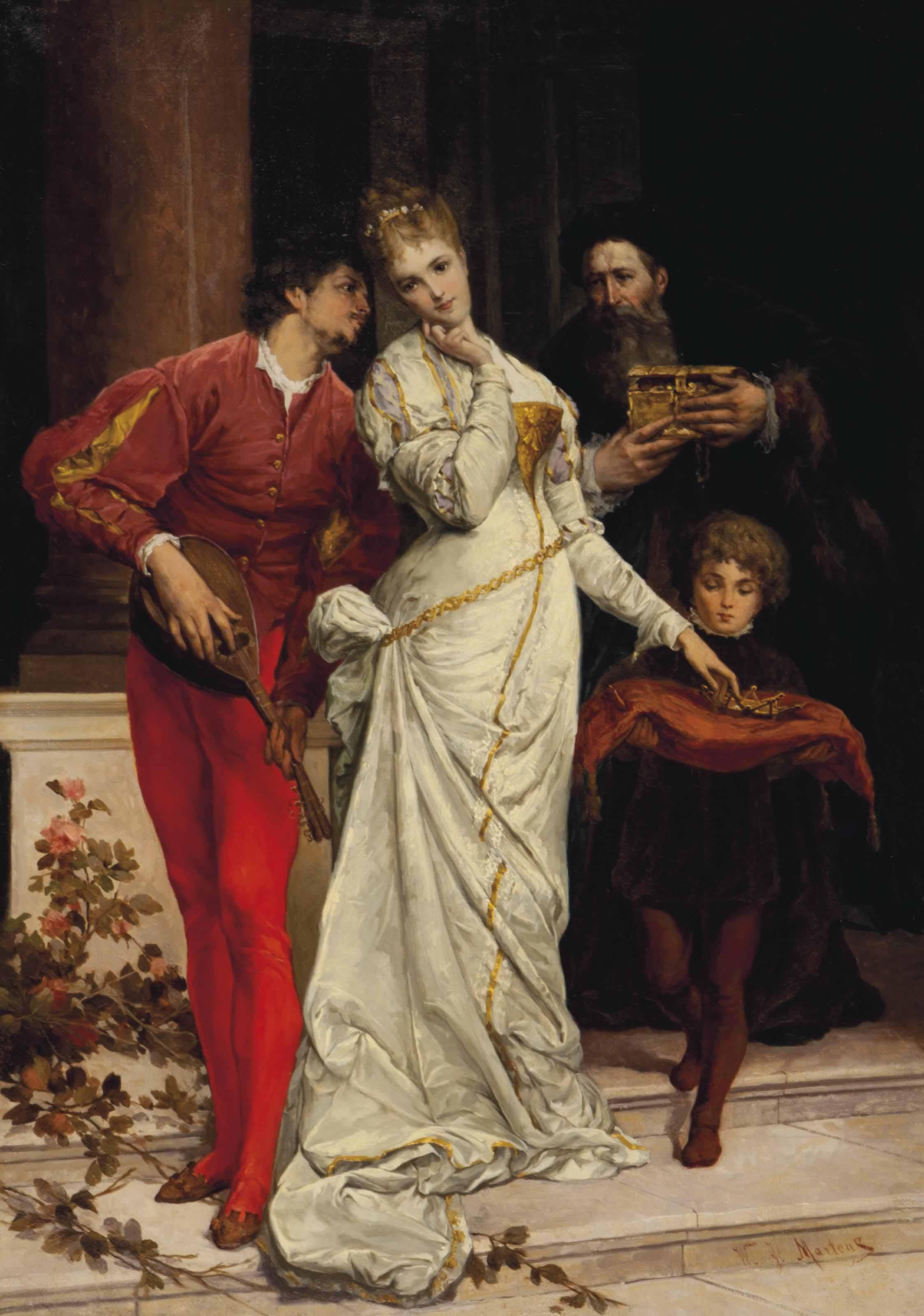 Willem Johannes Martens - An Elegant Courtship