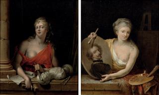 Willem Josef Laquy - An Allegory of Painting; and An Allegory of Sculpture