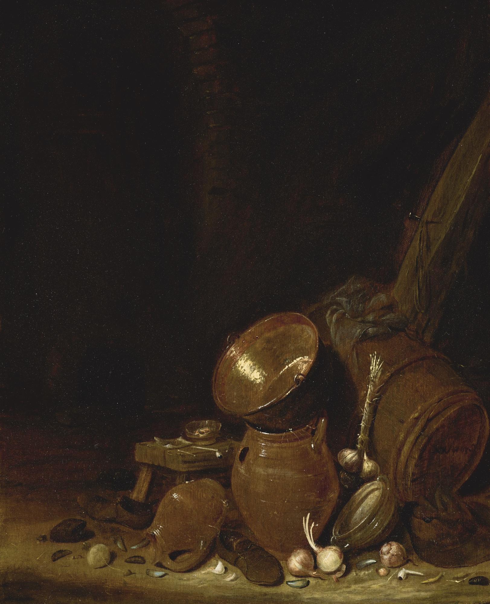 Willem Kalf - Kitchen Interior