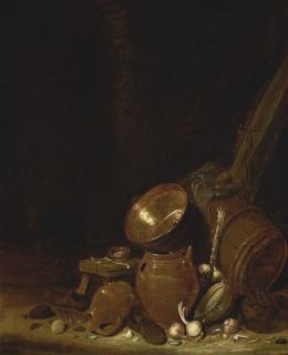 Willem Kalf - Kitchen Interior