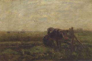 Willem Maris - L\'Heure de Traire: Milking Time