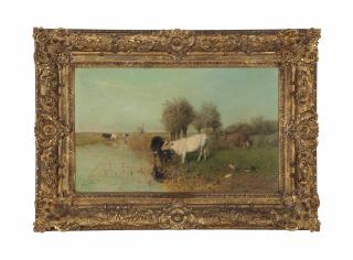 Willem Maris - Pasture In Sunshine