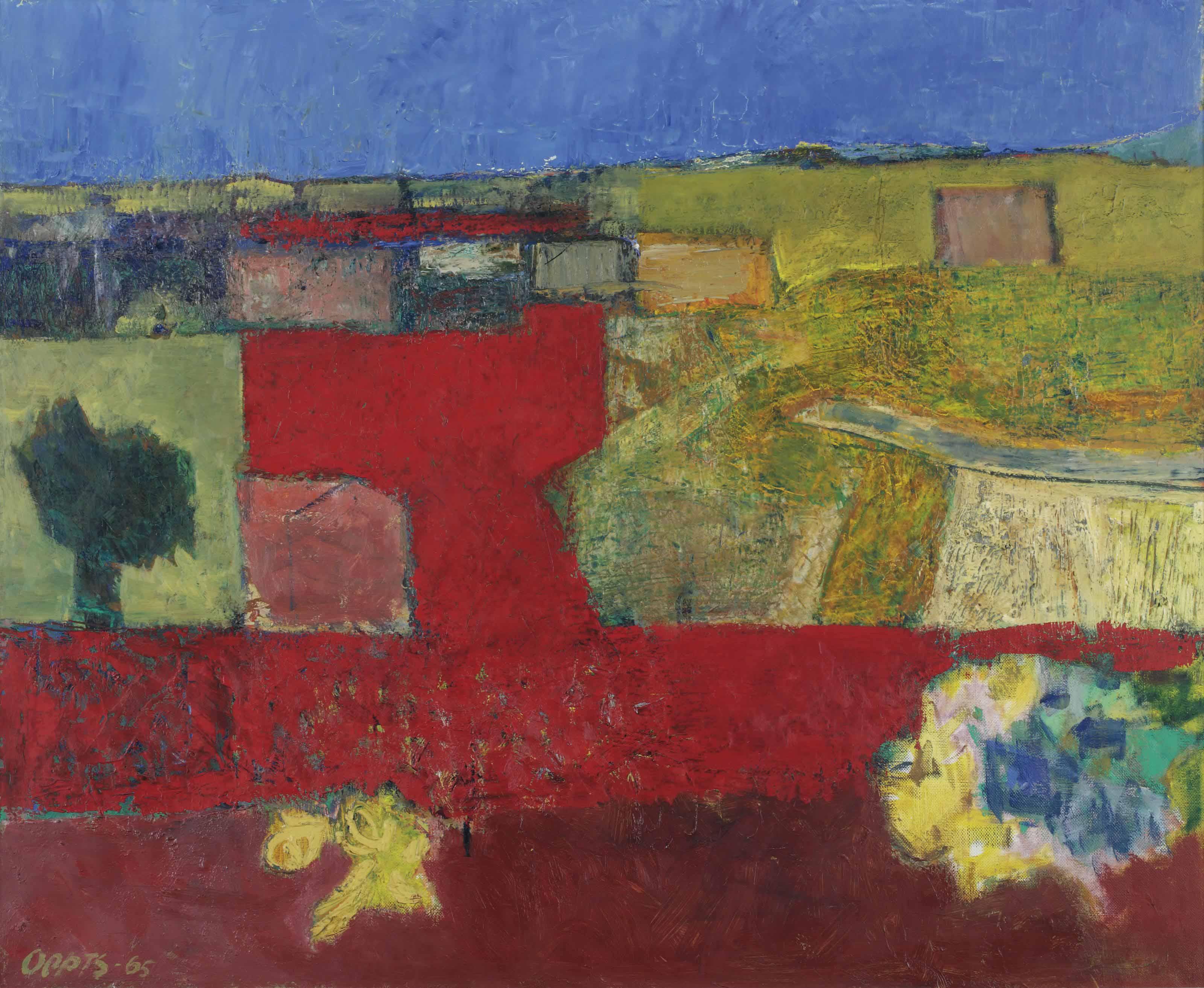 Willem Oepts - Landschap In Languedoc