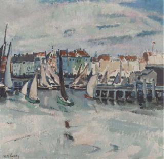 Willem Paerels - Harbour of Blankenberge, before 1914