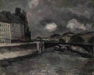 Willem Paerels - Pont d\'Arcole in Paris