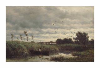 Willem Roelofs - A tranquil morning