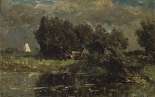 Willem Roelofs - Effet De Soir, Loosdrecht