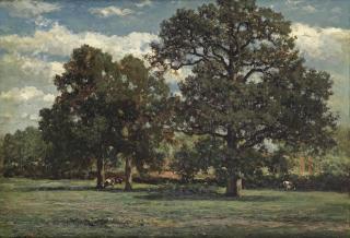 Willem Roelofs - Groupe de chenes à Lochem