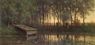 Willem Roelofs - Watching The Swallows