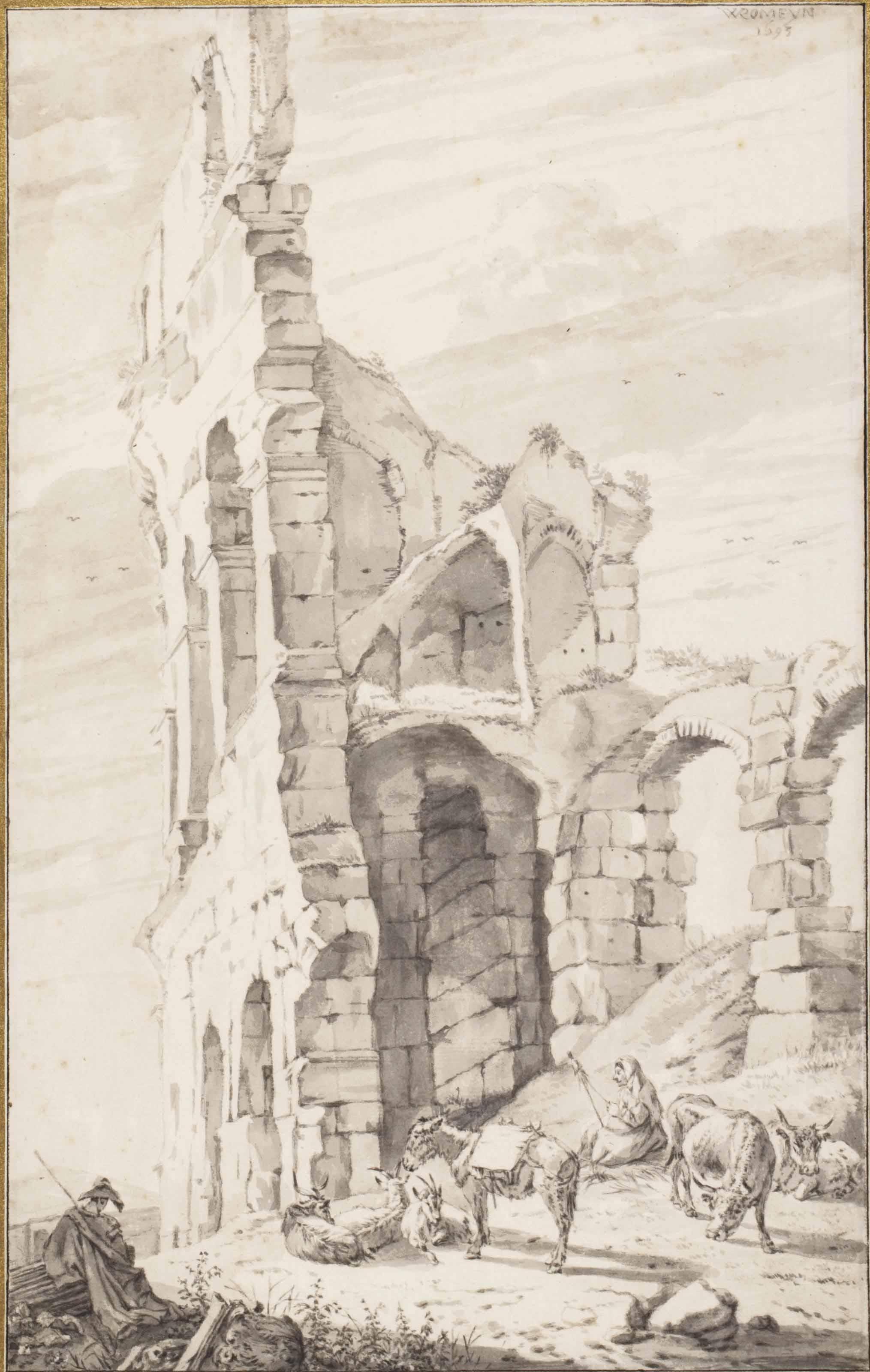 Willem Romeyn - The Ruins Of The Colosseum, Rome