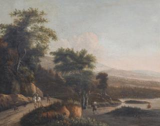 Willem Schellinks - Landschaft mit Reisenden