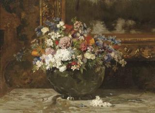 Willem Steelink - A colourful summer bouquet