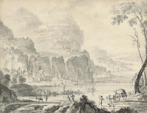 Willem Troost - Activity on the Rhine