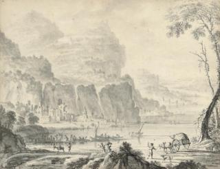 Willem Troost - Activity on the Rhine