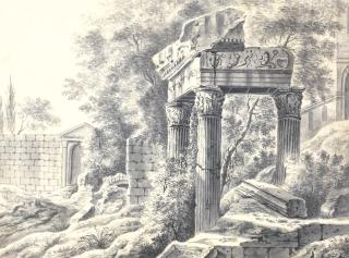 Willem Van Bemmel - Landscape With Roman Ruins