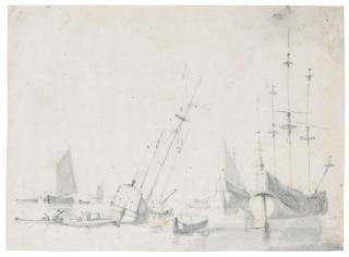 Willem Van De Velde I - Ships At Anchor