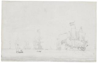 Willem Van De Velde Ii - Shipping on a calm sea