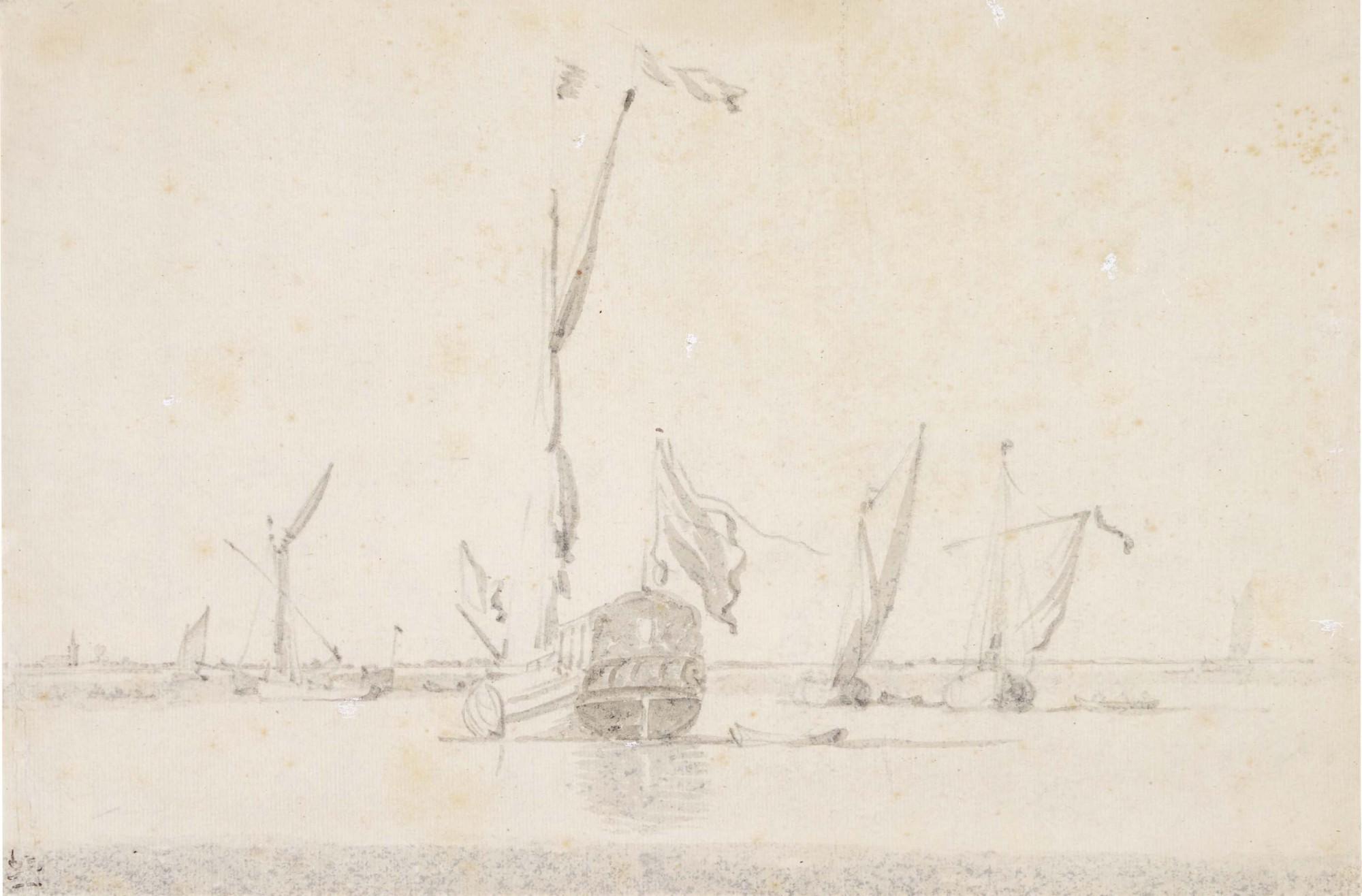 Willem Van De Velde Ii - Vessels At Sea