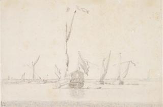 Willem Van De Velde Ii - Vessels At Sea