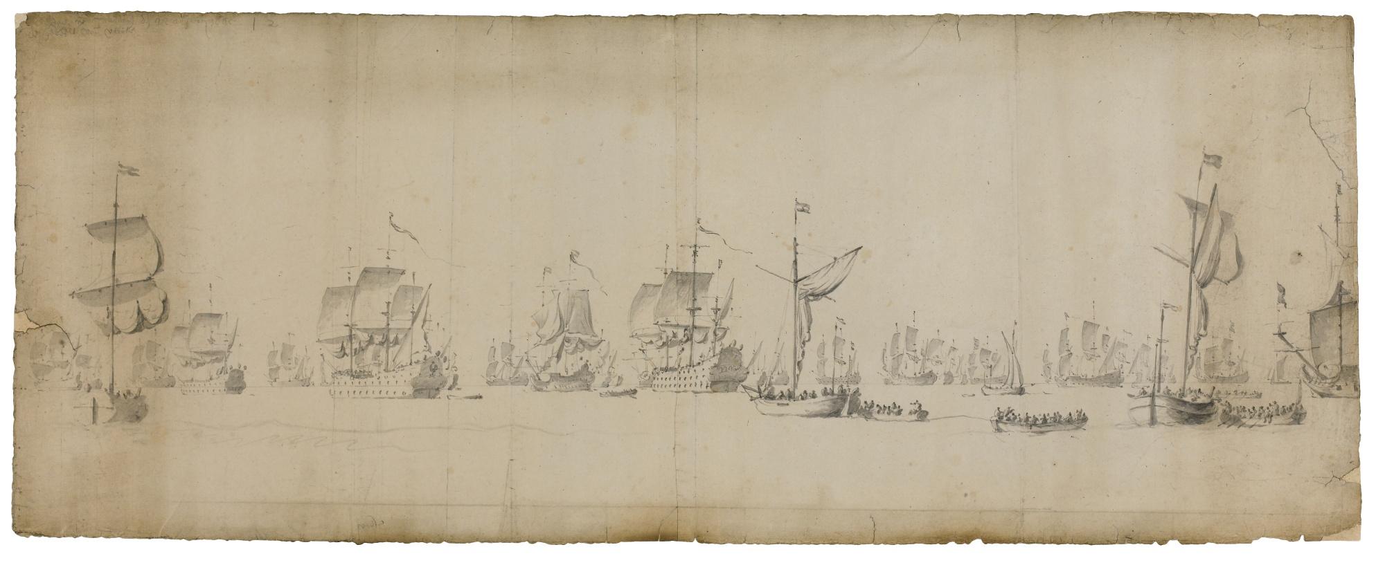 Willem van de Velde the Elder - The Dutch Fleet Near The Doggerbank