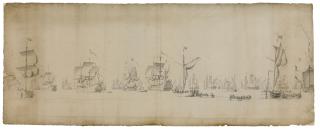 Willem van de Velde the Elder - The Dutch Fleet Near The Doggerbank