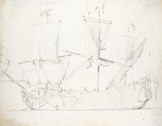 Willem Van De Velde The Younger - A Frigate