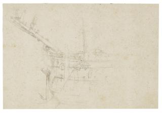 Willem Van De Velde The Younger - A Group Of Nine Studies Of Ships, Including Details Of Masts And Riggings