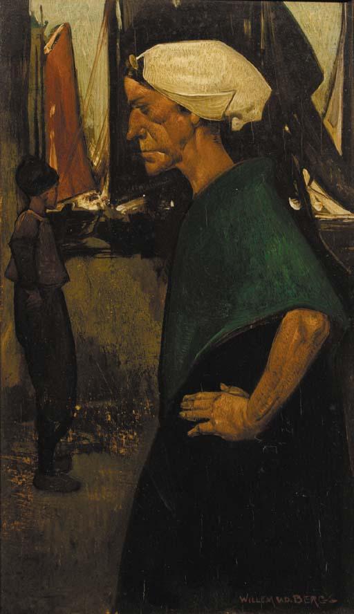 Willem Van Den Berg - Scheveningster - A woman from Scheveningen