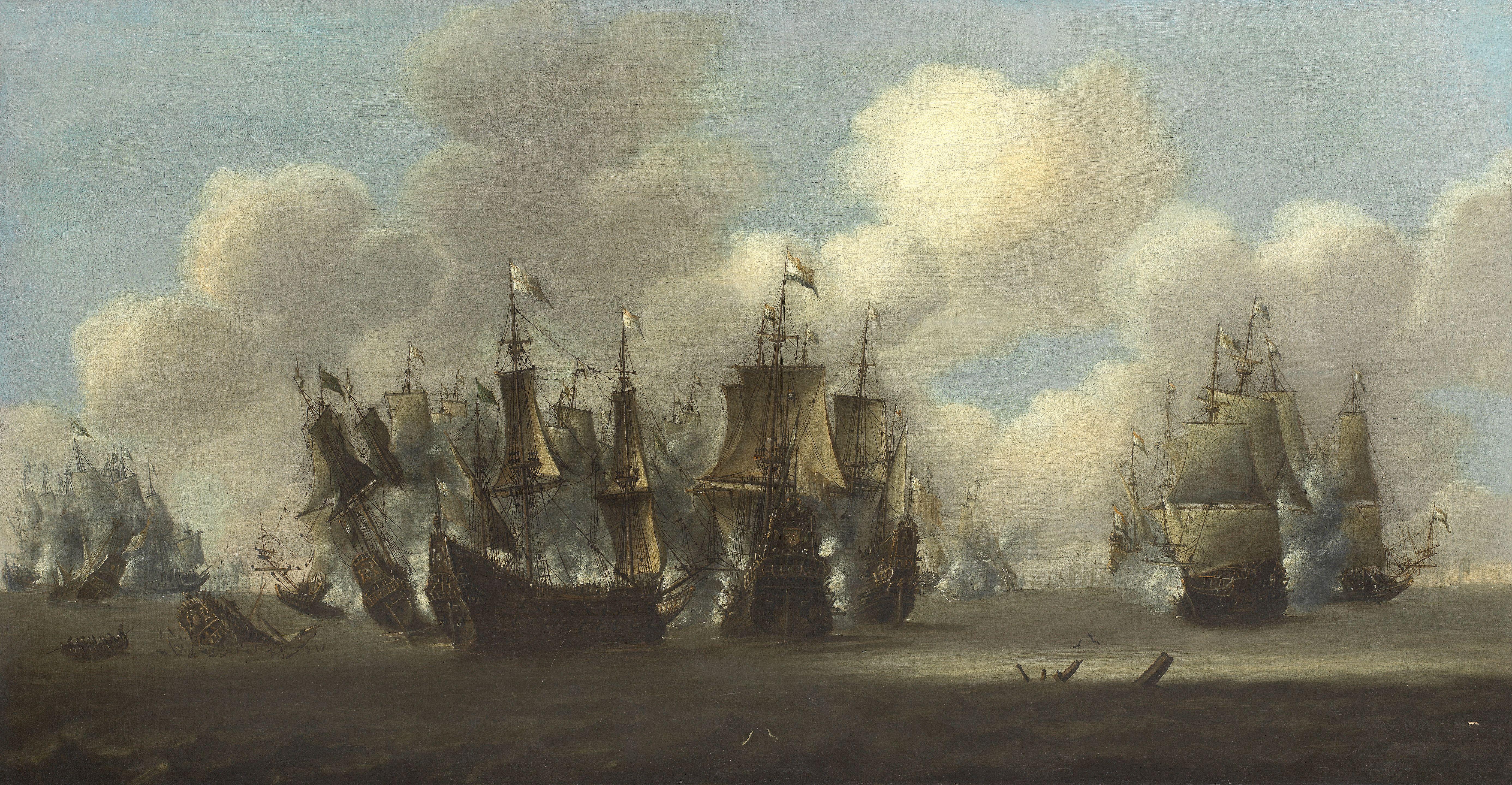 Willem van Diest - The Battle of the Sound
