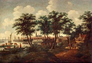Willem van Drielenburgh - View over Dortrecht