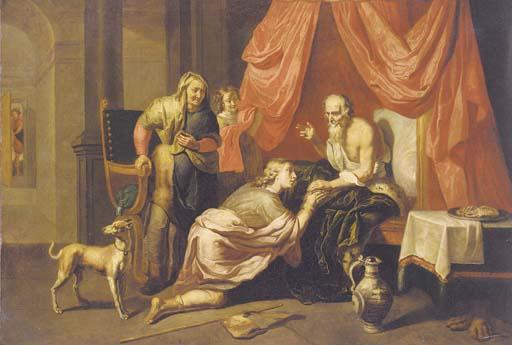 Willem Van Herp - Isaac blessing Jacob