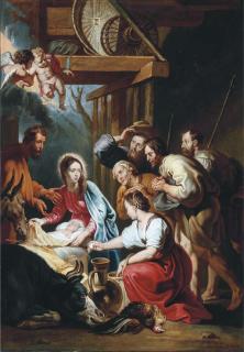Willem Van Herp - The Adoration Of The Shepherds