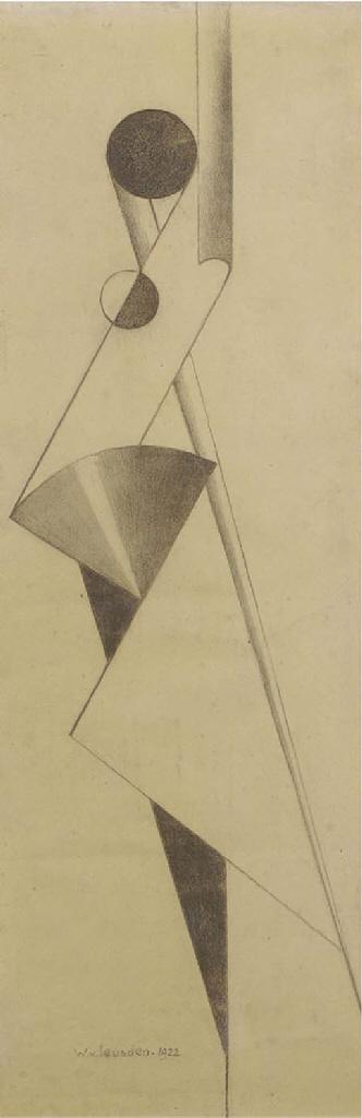 Willem van Leusden - Studie van danseres - Study of a dancer