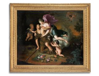 Willem Van Mieris The Elder - Venus and Adonis