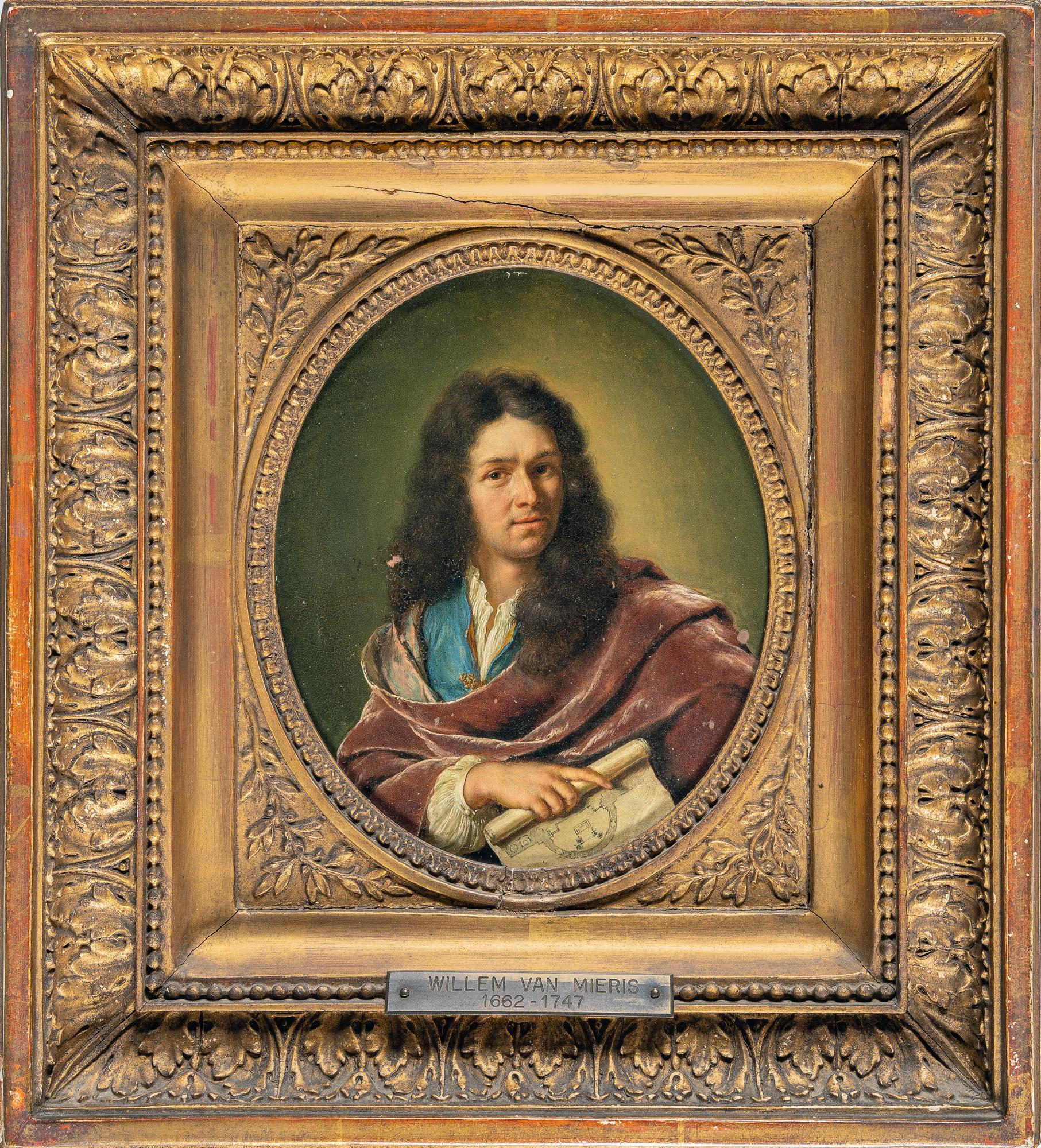 Willem van Mieris - Brustbild eines Baumeisters