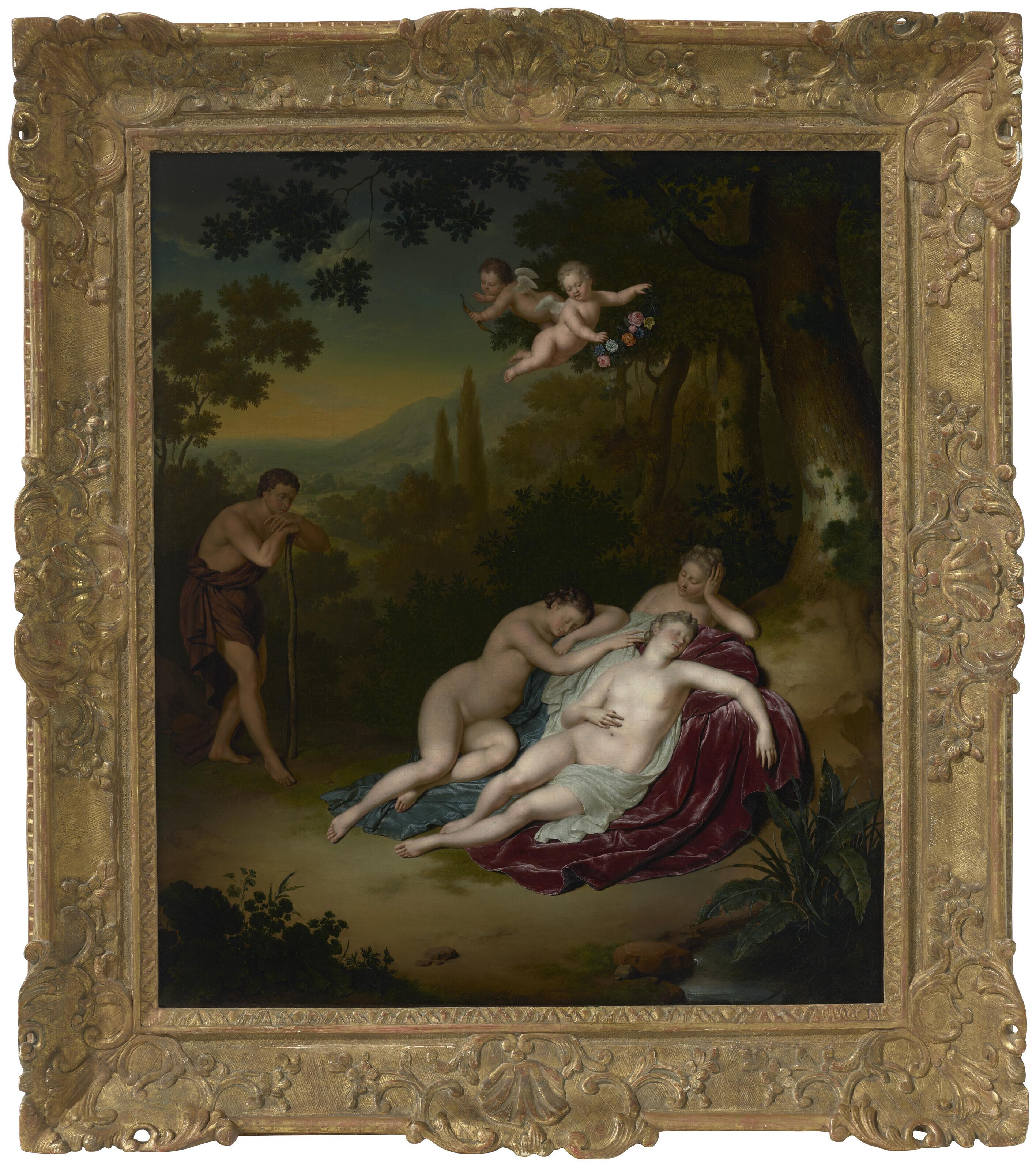 Willem Van Mieris - Cimon and Iphigenia