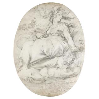 Willem Van Mieris - Minerva, After Goltzius