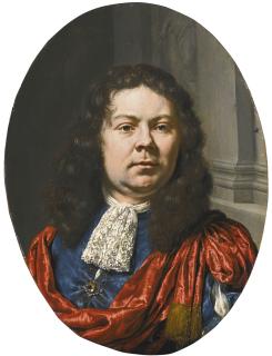 Willem Van Mieris - Portrait Of Willem Cornelisz. Backer (1656-1731), Bust-Length