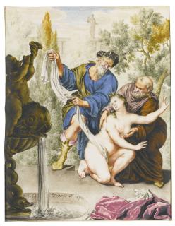 Willem Van Mieris - Susannah And The Elders