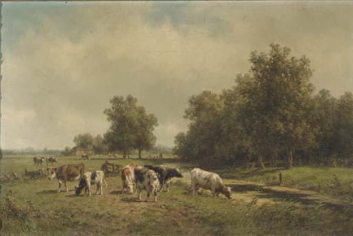 Willem Vester - Cows In Evening Light