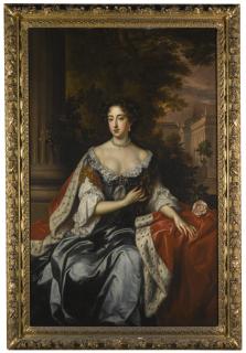 Willem Wissing - Portrait Of Queen Mary Ii