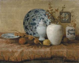 Willem Witjens - Earthenware on a table