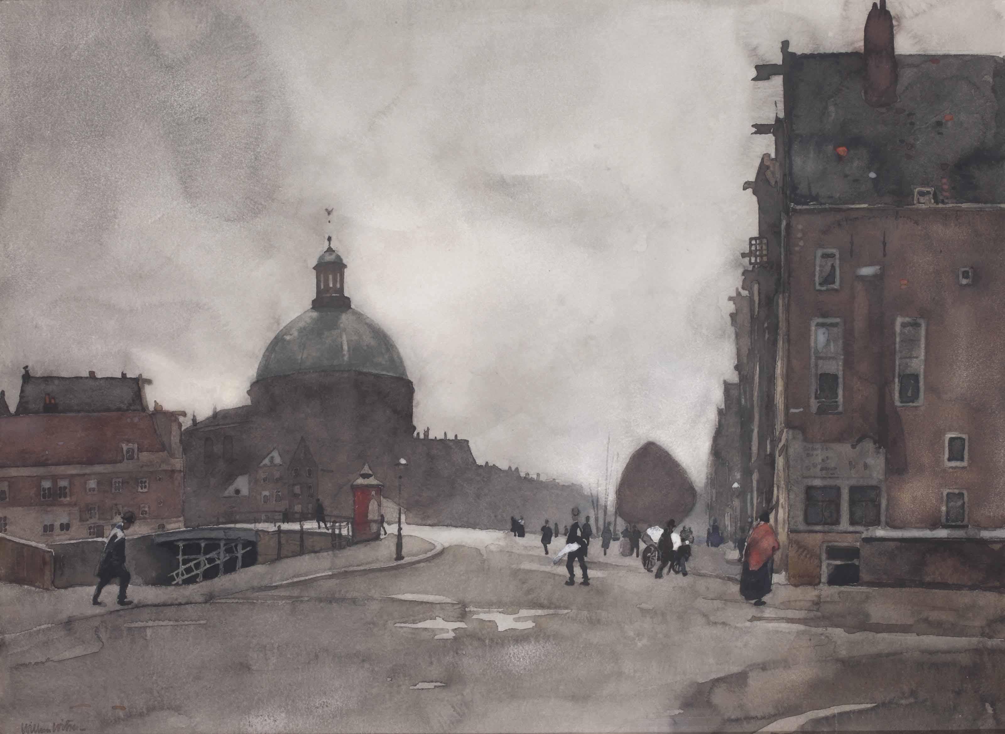 Willem Witsen - View of the Singel with the Koepelkerk, Amsterdam